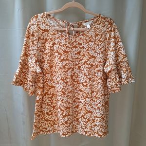 Lauren Conrad bell sleeve blouse